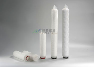 Cartuccia di filtro pieghettata farmaceutica 2,7&quot; cartuccia di filtro pieghettata diametro pp 5micron materiale