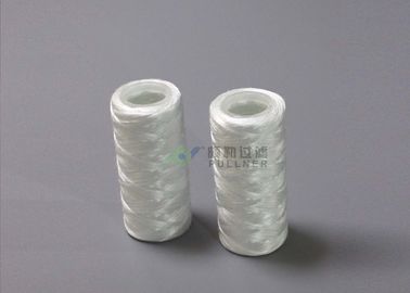 Cartucce di filtro dall'acqua della fibra di vetro 120℃, RO arrotolato della cartuccia di filtro dal polipropilene