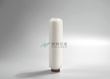 i filtri da membrana di 0.1um 0.22um 0.45um PVDF, PVDF hanno pieghettato la cartuccia di filtro a 10 pollici