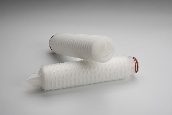 10&quot; cartuccia di filtro pieghettata microelettronica dalla membrana 0,4 - area di filtrazione 0.7m2