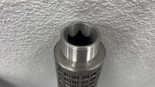 Cartuccia filtrante pieghettata in feltro in fibra di acciaio inossidabile da 40 pollici