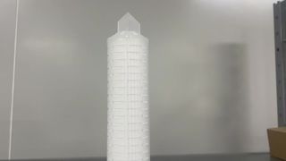 Cartuccia filtrante pieghettata in PP da 10 pollici con anima in polipropilene