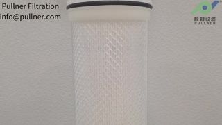 Cartuccia filtrante ad alto flusso da 60" per la raffinazione dell'olio di palma | Materiale pieghettato in PET ad alta temperatura