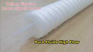 Cartuccia filtrante a filo avvolto Filtrazione ad alto flusso