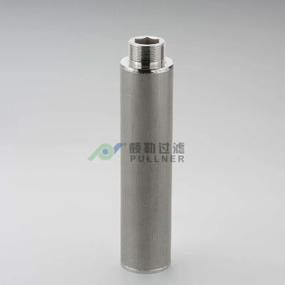 Cartuccia di filtro a maglia sinterizzata in acciaio inossidabile da 10 pollici 316L con resistenza alle alte temperature e alla corrosione per applicazioni ad alto flusso