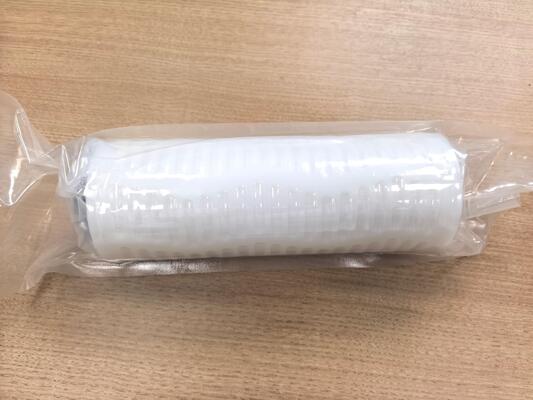 Cartuccia filtrante pieghettata con capacità di trattenimento dello sporco ultra elevata serie PLPP con design a dimensione dei pori sfumata e ampia compatibilità chimica