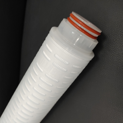 Tasso di flusso Cartuccia di filtro plissata Disponibile Lunghezza 5-40 pollici E diametro esterno 68,5 mm