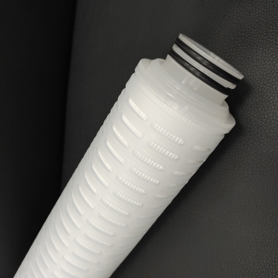 Tasso di flusso Cartuccia di filtro plissata Disponibile Lunghezza 5-40 pollici E diametro esterno 68,5 mm