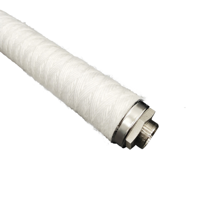 OD 60MM Cartuccia di filtrazione per ferite a stringa con nucleo di supporto in acciaio inossidabile 304/316