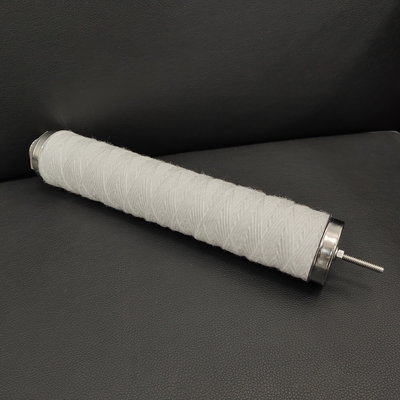 OD 60MM Cartuccia di filtrazione per ferite a stringa con nucleo di supporto in acciaio inossidabile 304/316