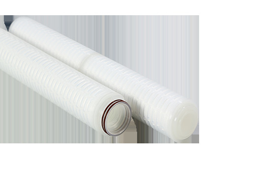 0.45um PP Pleated Filter with Polypropylene End Caps Pore Size 0.1um-60um Max Temp 82°C