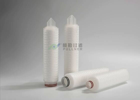 Cartuccia di filtro in PTFE completamente teflon con materiale PVDF per applicazioni resistenti ai prodotti chimici e a bassa precipitazione