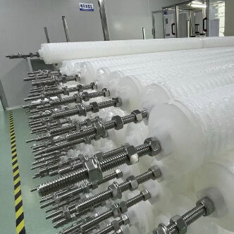 Cartuccia di filtro plissata retro-rilasciabile della serie PHFZ per la rimozione del ferro nell'acqua di condensazione delle centrali elettriche con disegno saldato da 40" e 30"