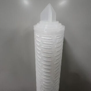 PTFE Membrane Filter Cartridge with Hydrophobic and Hydrophilic PTFE Membrane for Corrosion Resistant Filtration