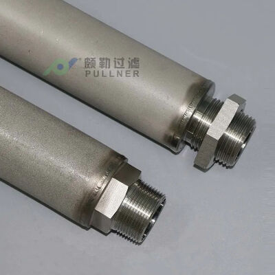 Cartuccia di filtro a maglia sinterizzata in acciaio inossidabile da 316L da 10 pollici, resistente alle alte temperature e alla corrosione per applicazioni ad alto flusso