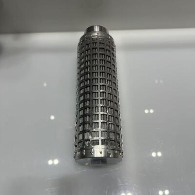 Cartuccia di filtro in fibra di acciaio inossidabile con resistenza alle alte temperature, dimensione dei pori graduale e grande area di filtrazione