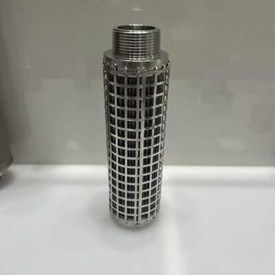 Cartuccia di filtro in fibra di acciaio inossidabile con resistenza alle alte temperature, dimensione dei pori graduale e grande area di filtrazione