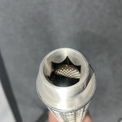 Cartuccia di filtro in fibra di acciaio inossidabile con elevata capacità di contenimento della sporcizia