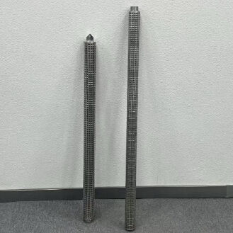 Cartuccia di filtro in fibra di acciaio inossidabile con elevata capacità di contenimento della sporcizia