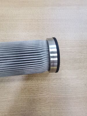 Cartuccia di filtro in fibra di feltro sinterizzata in acciaio inossidabile per la filtrazione di fluidi ad alta temperatura e corrosivi