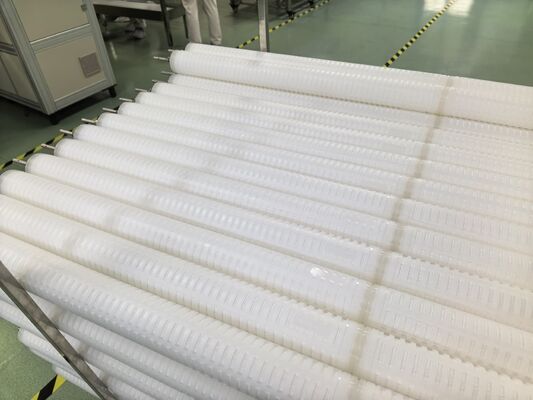 70 pollici di lunghezza Materiale polipropilene (PP) PHFZ ad alto flusso Cartuccia di filtro di lucidatura a condensa