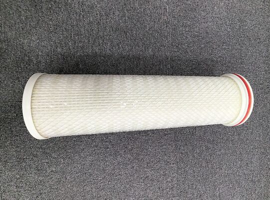 Cartuccia di filtro a piegatura ad alta efficienza da 40 pollici per la pre-filtrazione RO, con una capacità di 0,1-100 μm
