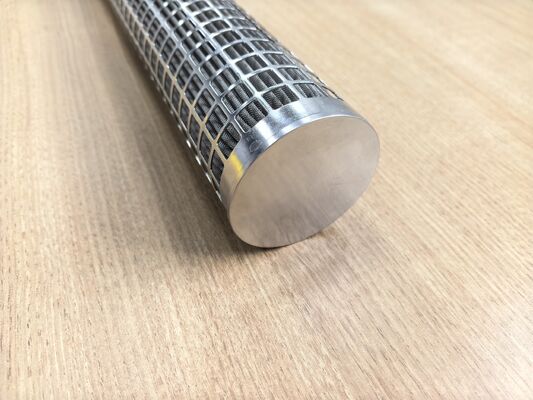 Cartuccia di filtro in acciaio inossidabile 316L con grande area di filtrazione e resistenza alle alte temperature