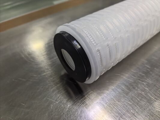 Double open ended connection PES Pleated Filter Cartridge with PES Membrane for  High-Purity Liquid Filtration