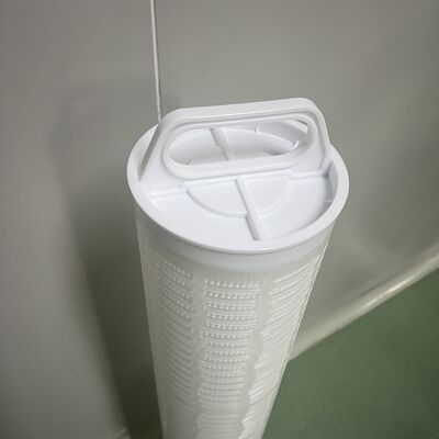 Cartuccia filtrante ad alto flusso serie PHFM Filtro prefiltrante RO pieghettato da 6,5 ​​pollici di diametro con grande area di flusso