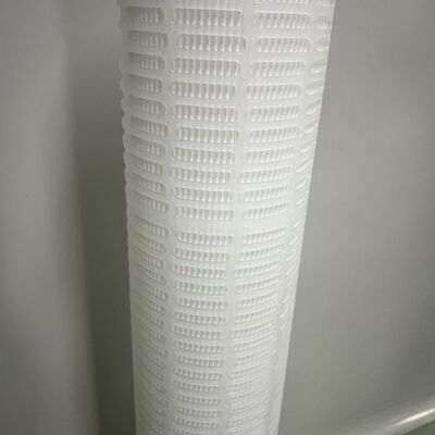 Cartuccia filtrante ad alto flusso serie PHFM Filtro prefiltrante RO pieghettato da 6,5 ​​pollici di diametro con grande area di flusso