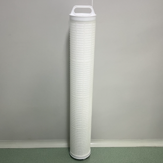 Cartuccia filtrante ad alto flusso serie PHFM Filtro prefiltrante RO pieghettato da 6,5 ​​pollici di diametro con grande area di flusso