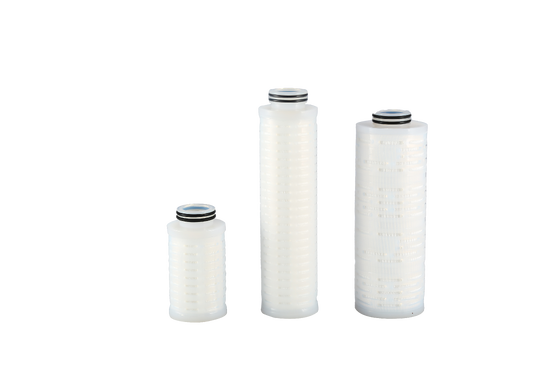 PLPP Series Ultra High Dirt Holding Capacity Pleated Filter Cartridge with Gradient Pore Size Design and Broad Chemical Compatibility