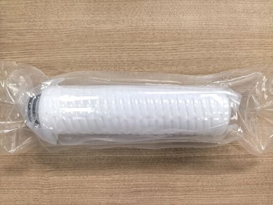 Cartuccia di filtro PVDF resistente alla corrosione con resistenza ad alte temperature e membrana idrofila in PTFE per filtrazione chimica