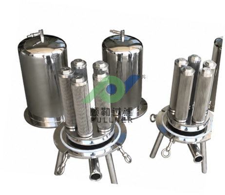 Alloggiamento per filtri a cartucce multiple SS304/316L certificato ISO per pretrattamento e trattamento delle acque industriali