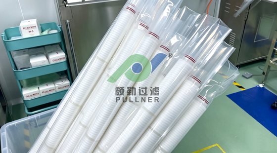 Cartuccia filtro membrana PES ad alto flusso da 40 pollici per filtrazione microelettronica