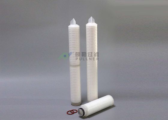 Filtro polipropilene piattato efficace da 0,22um per sistemi di filtrazione industriali