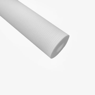 Cartuccia di filtro in fibra di vetro industriale con tappi di PP e tipo di scanalatura
